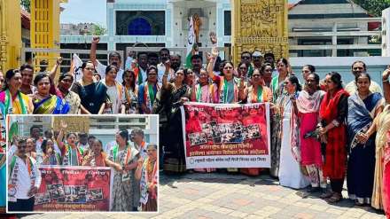 protest against women wrestlers arrest