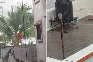 hailstorm in Pimpri Chinchwad