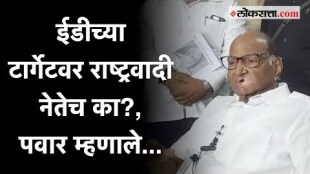 Sharad Pawar: जयंत पाटलांवरच्या कारवाईवर शरद पवार म्हणाले, 'त्यांच्यासारख्या व्यक्तीला जर ईडी...'