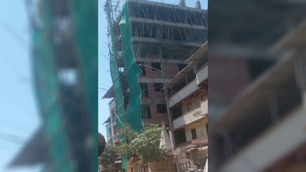 illegal building at Devichapada in Dombivli