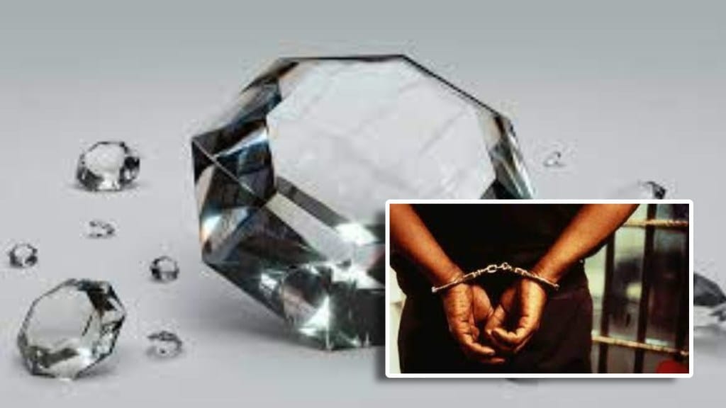 illegal import of diamonds arrest