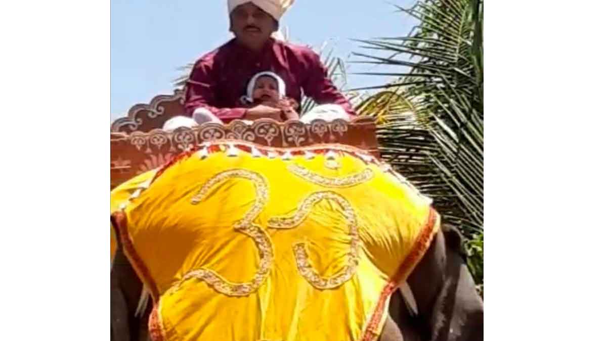 man celebrate birth of girl child