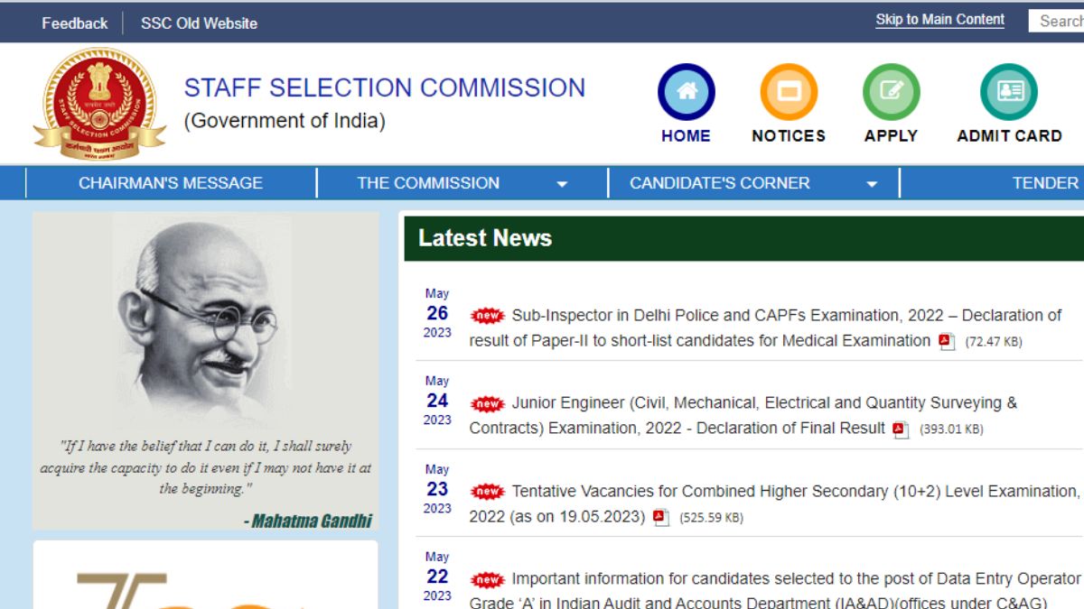 SSC CHSL Recruitment 2023