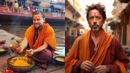 Hollywood Actors As Indian Monks