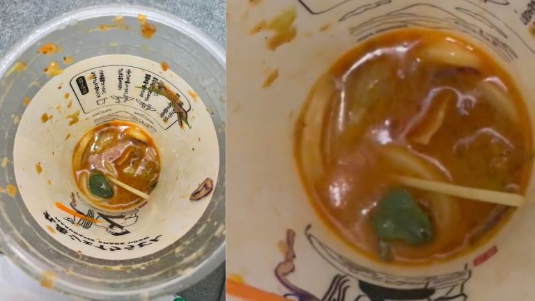 live frog found in japanese man's takeaway udon video viral company issues apology