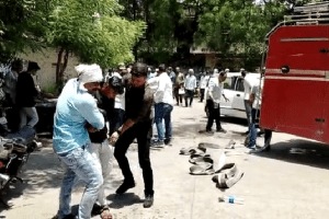 youth kill pouring petrol removal encroachment jalgaon