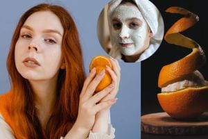 orange peel powder helps to bright skin and remove tan skin care tips