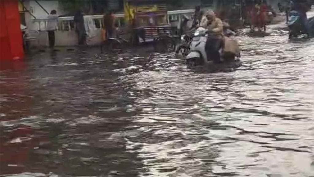 heavy rain and hailstorm in chandrapur