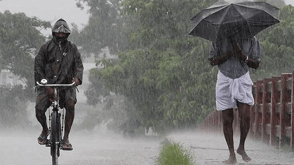 Heavy rain with a storm in Vidarbha nagpur