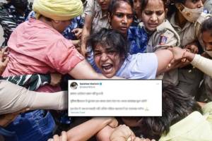 sakshi malik protest