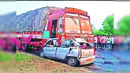 solapur accident