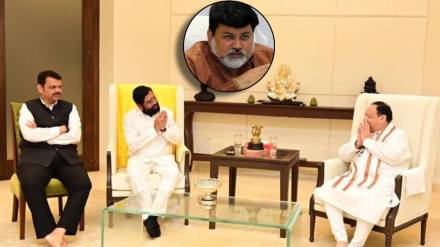 Meeting between Nadda Fadnavis and Shinde Uday Samant says In leaders meeting regarding cabinet expansion sgk 96