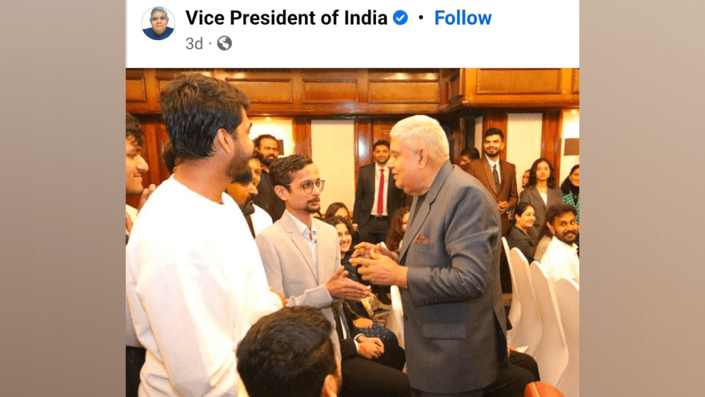 adv deepak chataps photo viral vice presidents facebook instagram