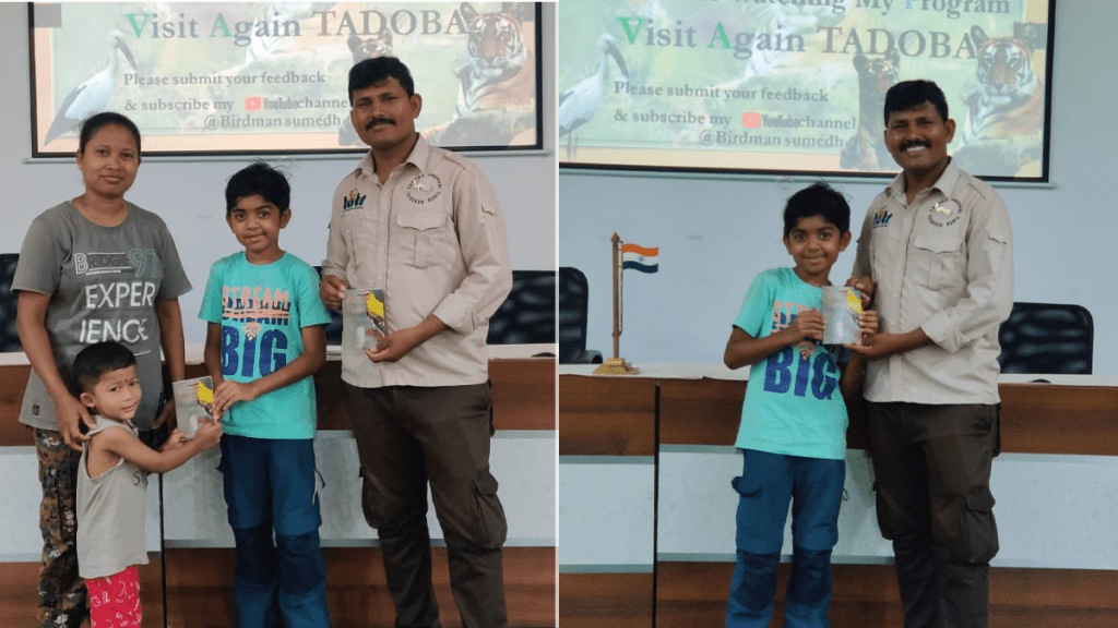 eight-year-old boy published book various voices birds chandrapur