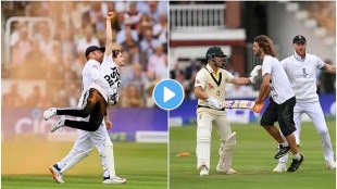 Just Stop Oil protesters uproar in Lord's Test players come close Bairstow picks up protestor carries him off the ground