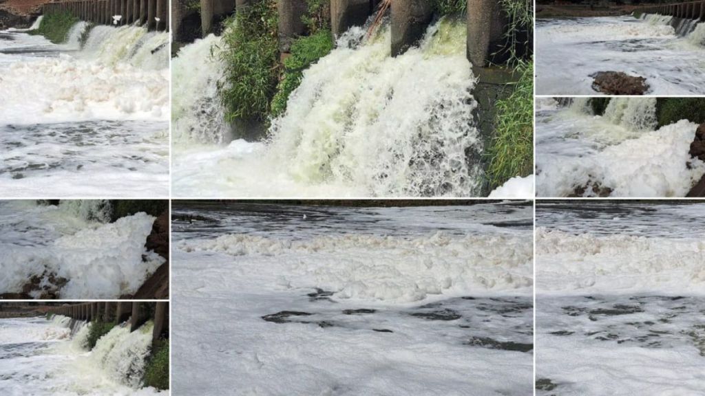 Indrayani river is dirty