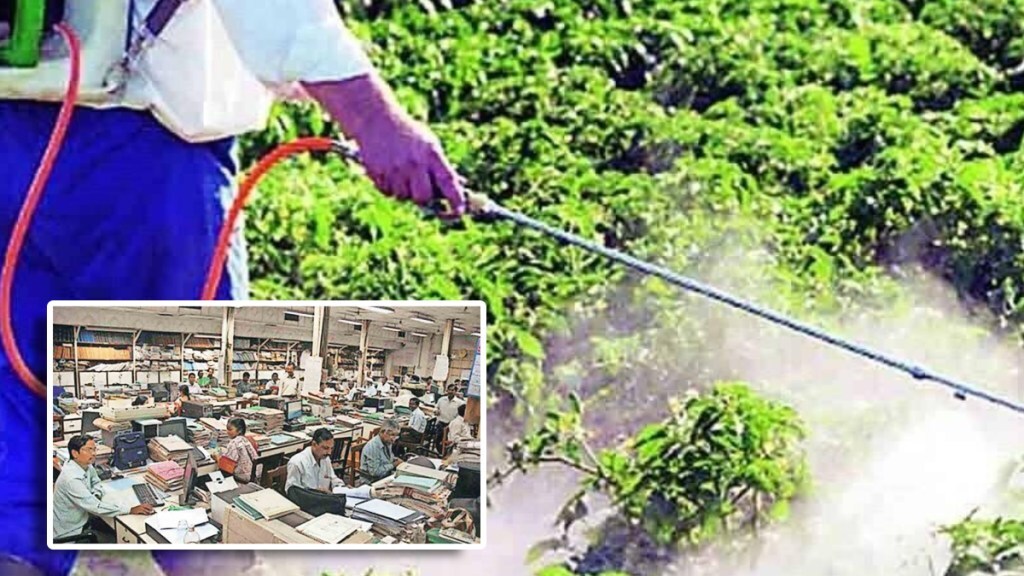 Insecticide spraying