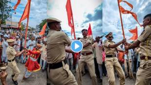 Police dance in vitthal wari video Pandharpur wari 2023