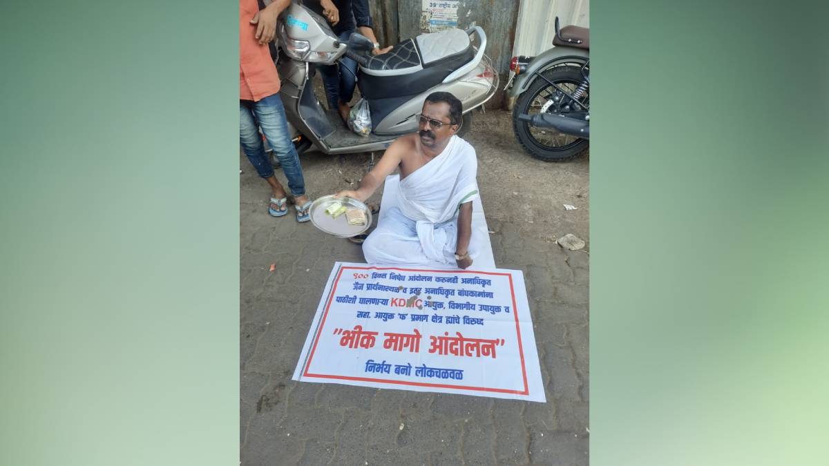 hunger strike against illegal constructions