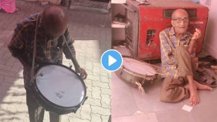 95 year old man plays drums at wedding video viral