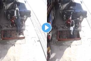 bike accident video viral on social media