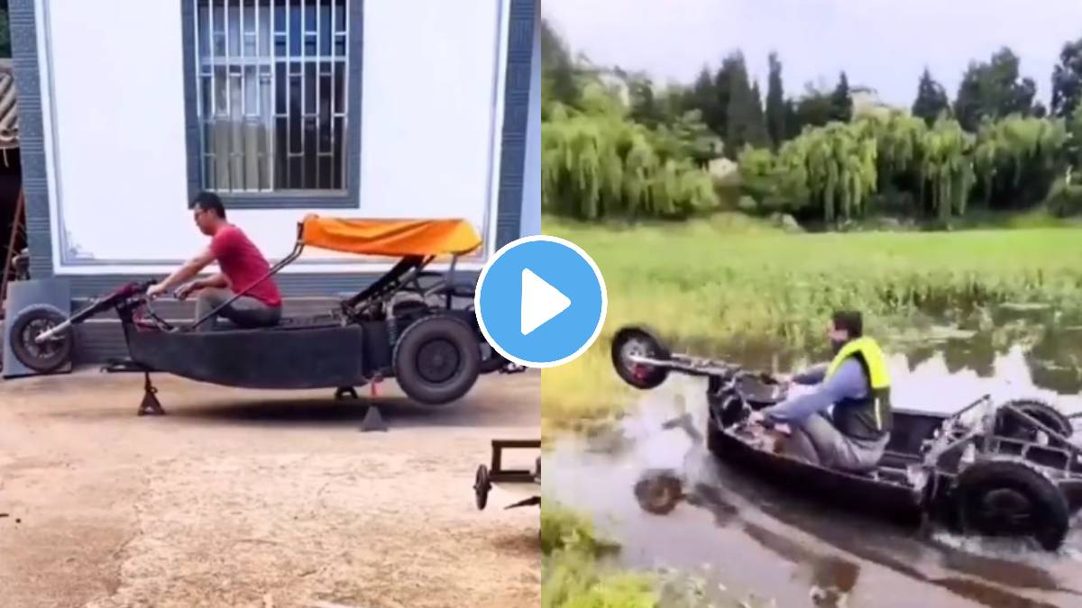 Unique bike made from jugaad
