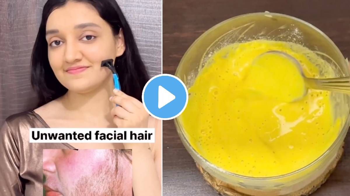 बस एकबर लगय और जदगभर चहर क अनचह बल स छटकर पए  Home  Remedies for Unwanted Facial Hair Removal Permanently at Home in Hindi   घरल नसख  चरक सहत