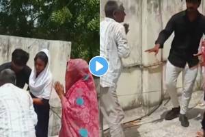 The parents held their feet, folded their hands and pleaded, but the daughter, flinging her dignity, held on with her lover; Banaskantha video viral