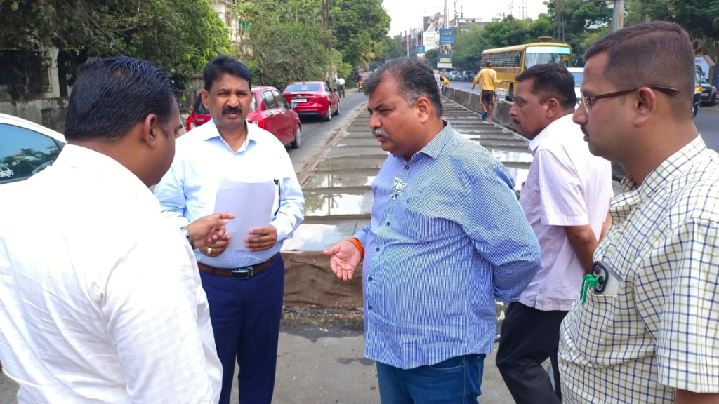 construction road using latest technology Public Works Department Dombivli