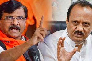 Ajit pawar and sanjay raut photo