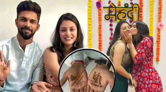 Ruturaj gaikawad mehendi photos