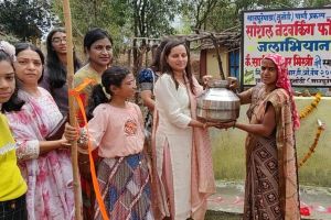 Water supply in Satpute Pada