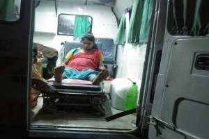 ambulance pregnant woman