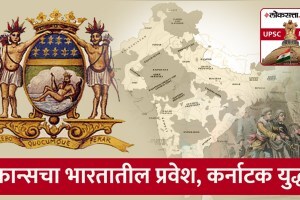 french entry in indian, Carnatic Wars