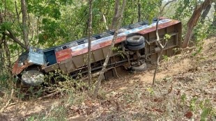 accident averted in Melghat