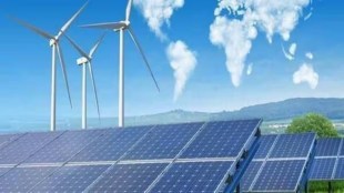 Wind solar hybrid power plant