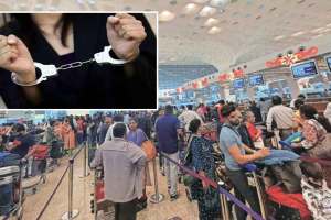 police arrested woman for creating chaos at sahar airport by claiming bomb in bag