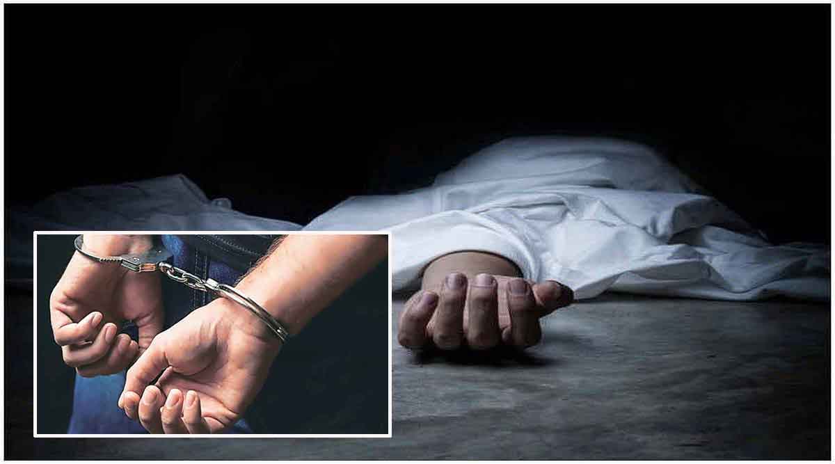 man arrested for pushing girlfriend
