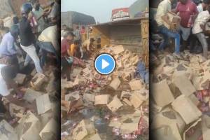 beer bottles on road video