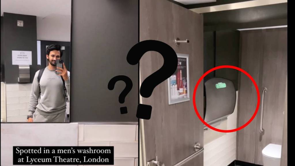 marathi actor bhushan pradhan shared a video from a London washroom