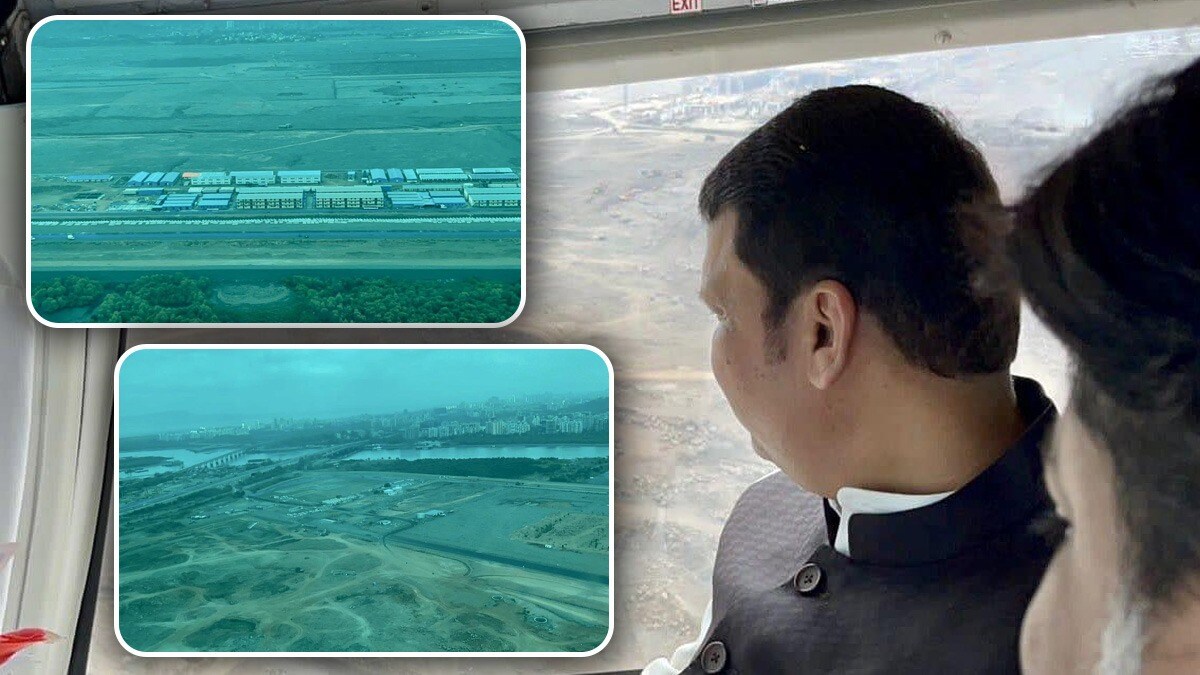 Navi Mumbai International Airport, Devendra Fadnavis, Eknath Shinde, May 2024