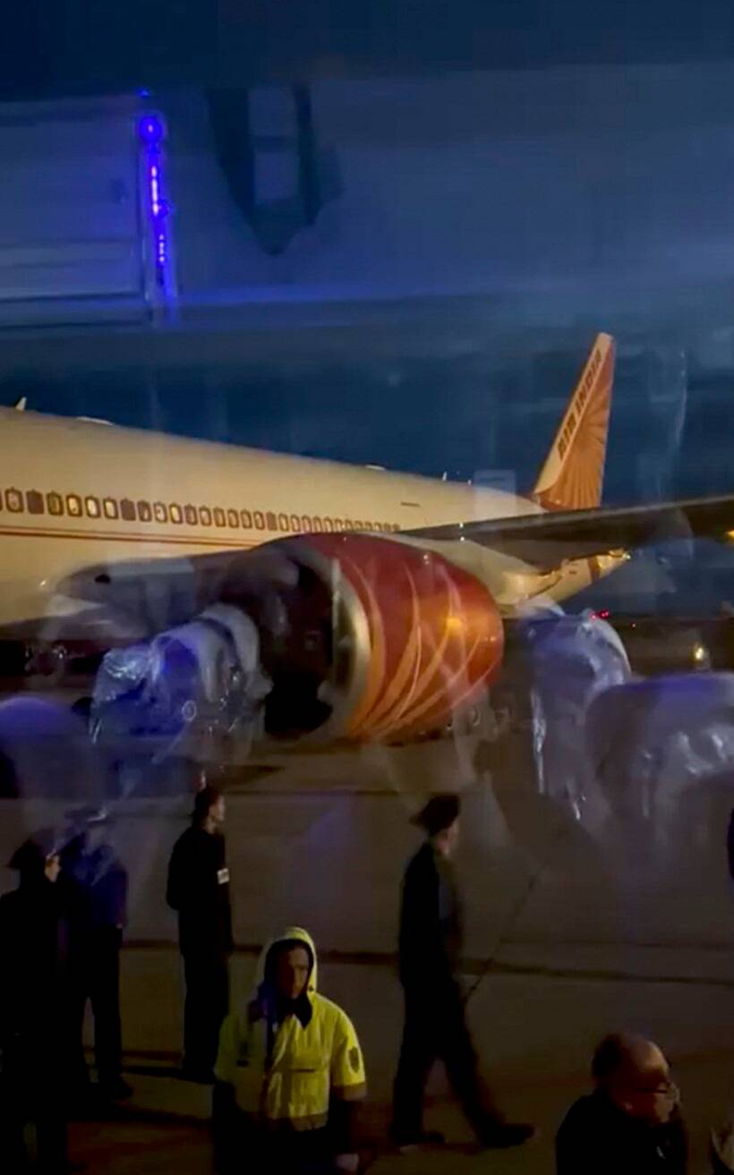 air india flight diverted