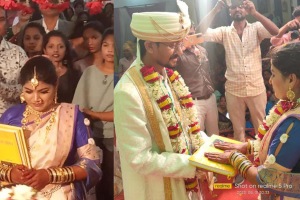newly wedded couple perfect marriage witnessing indian constitution bhandara