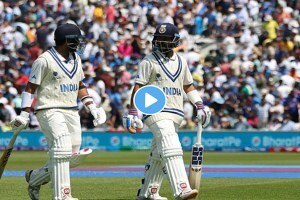 WTC Final: Ajinkya Rahane and Shardul Thakur were seen making plans in Marathi during the match video viral on social media