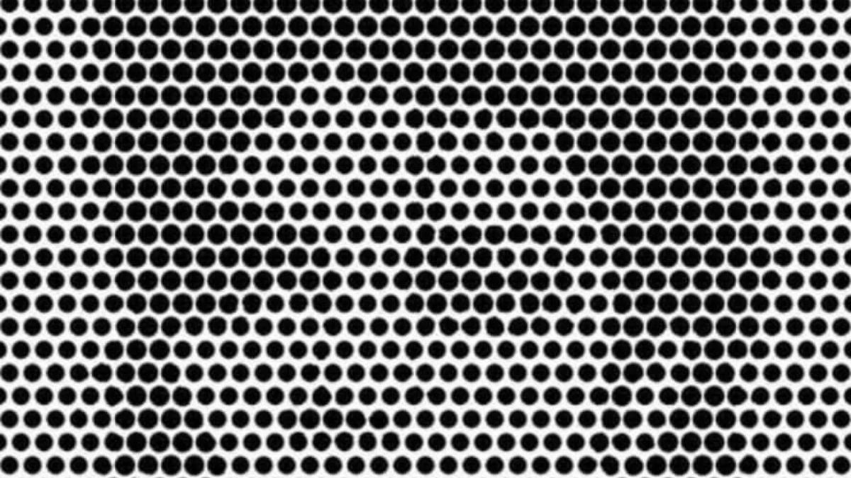 Is there a face hidden in the photo of this dots Let's see who this star is Click to see