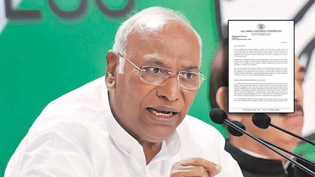 Odisha train accident Congress president Kharge writes to PM Modi says CBI meant to investigate crimes not railway accidents