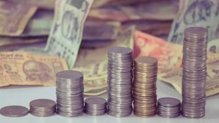 current account deficit Down