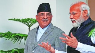 Pushpa Kamal Dahal and Narendra Modi