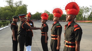 nagpur passing out parade brigade of the guards regimental centre kamthi maharashtra
