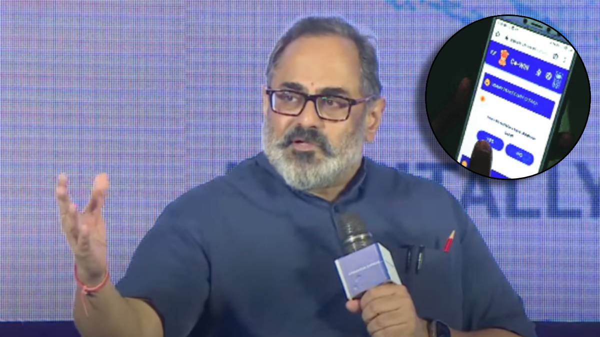 Data thrown up by Telegram bot not from CoWIN database Rajeev Chandrasekhar